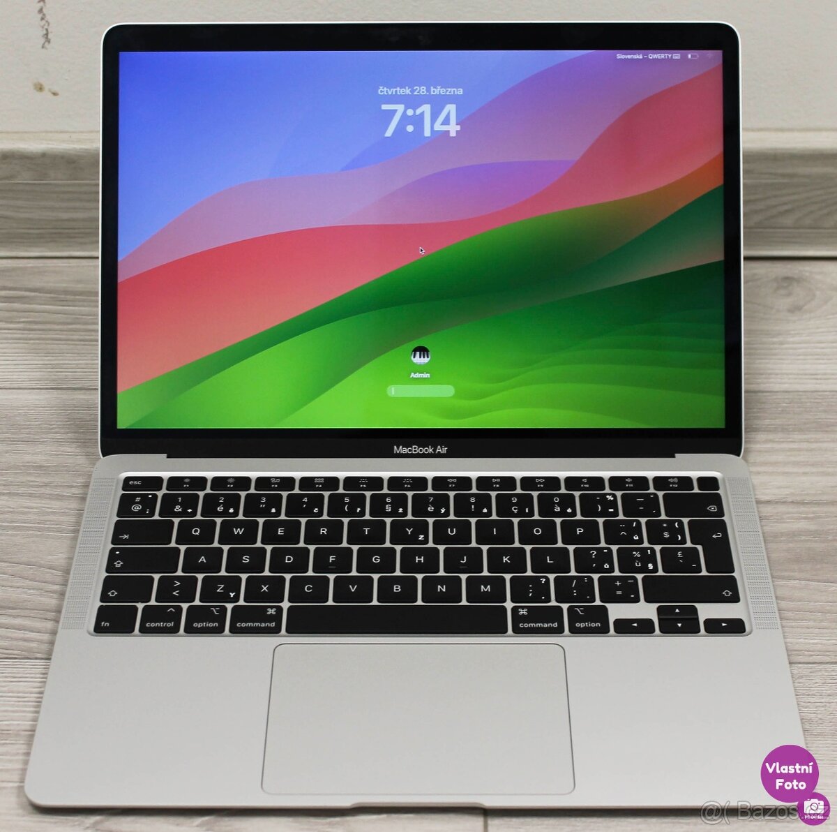 Apple MacBook Air 13" (2020) Silver 13,3, i3-1000NG4, 8GB, 2