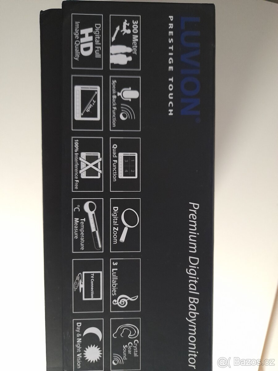 LUVION chůvička Prestige Touch 7" screen