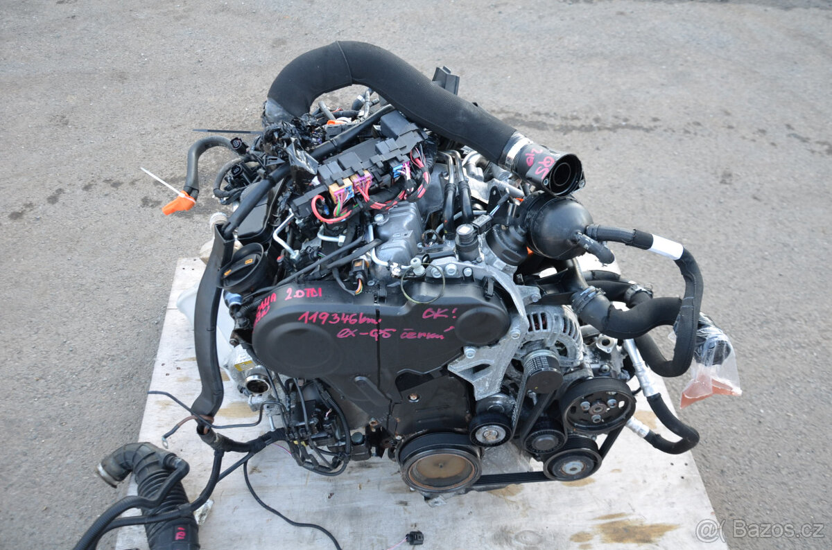 Audi Q5 - motor 2,0 TDI, CAH, 119tkm, převodovka