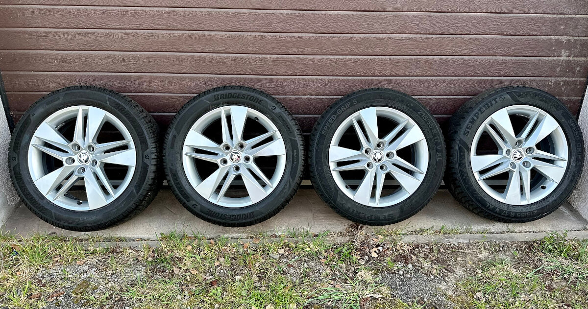 originální ALU kola škoda merkab 5x112