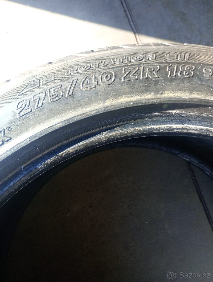 Letní pneu Michelin 275/40 r18