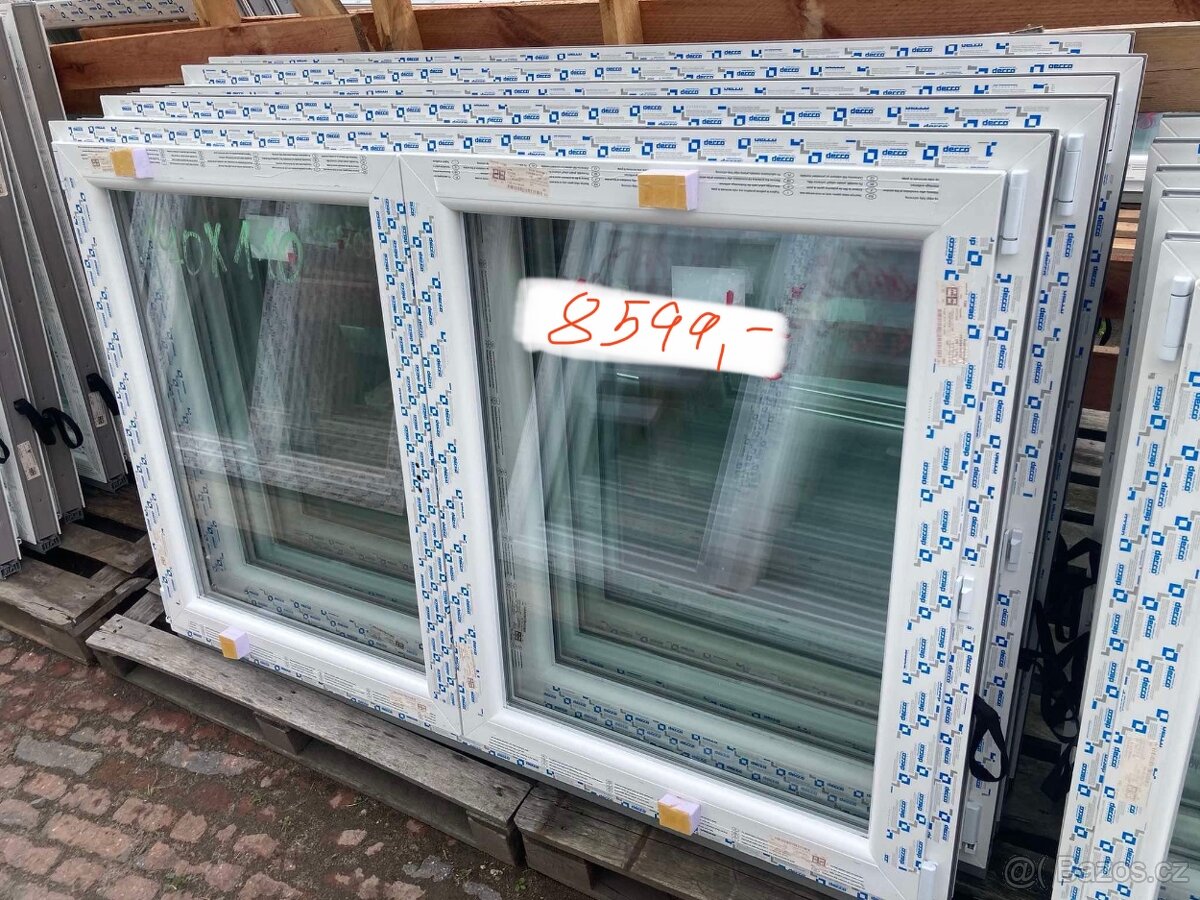 Prodám plastové okno 170x110 dvoukřídlé