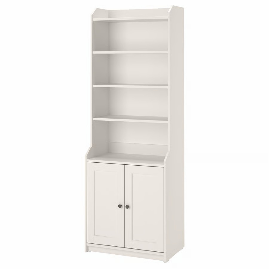 HAUGA IKEA Vysoká skříň se 2 dveřmi / knihovna