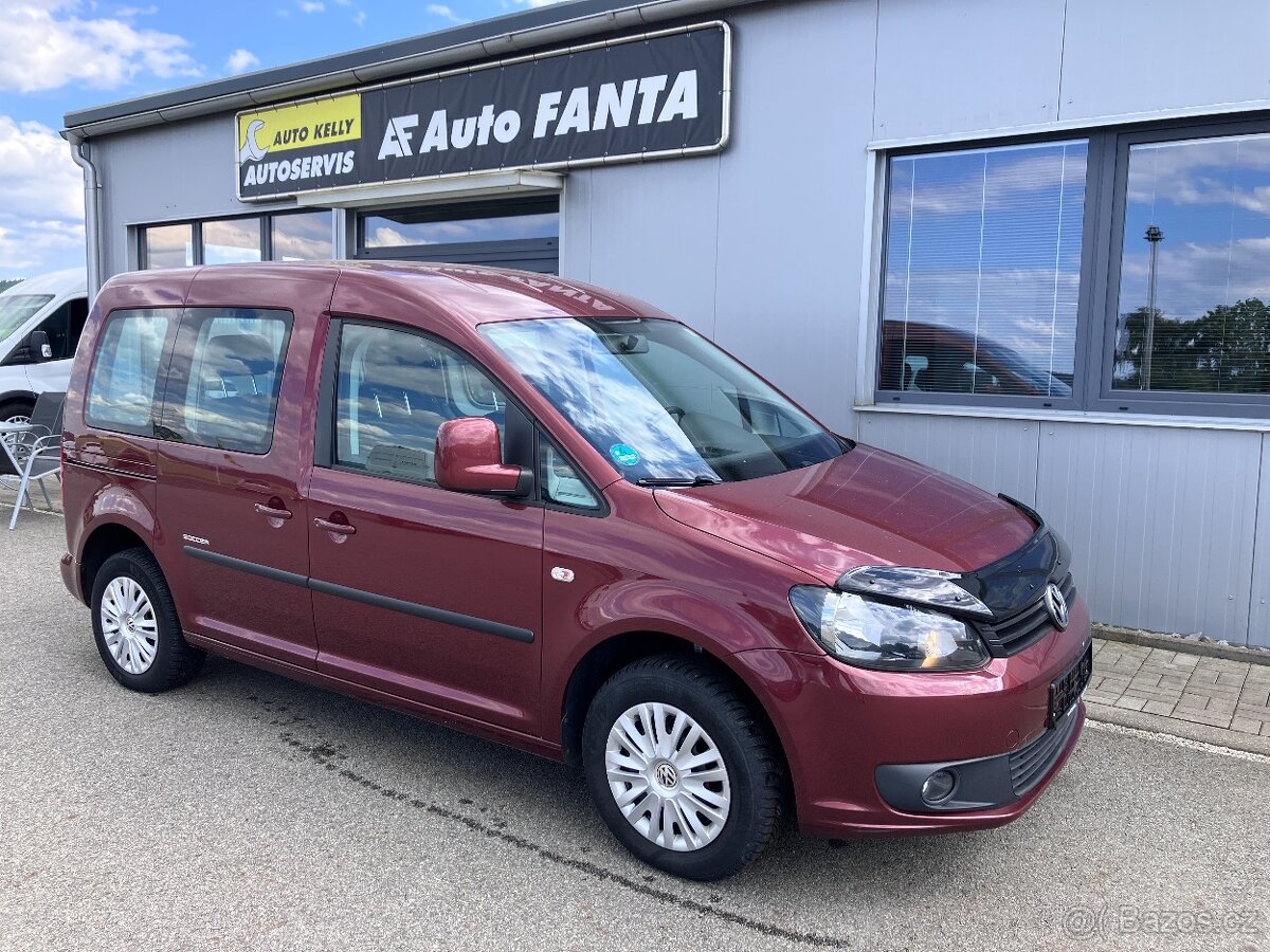 Volkswagen Caddy, 1,6TDI 75kW 2šoupačky+tažné
