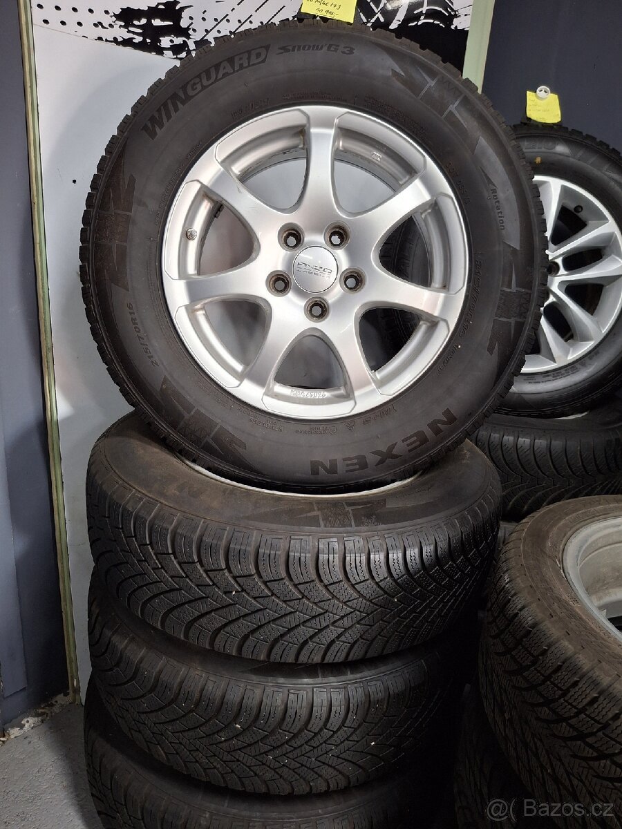 Alu kola, R16 + zimní pneu 215/70 R16