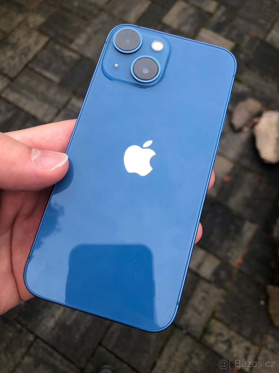iPhone 13 Mini 256Gb...lehce opotřebený...modrý
