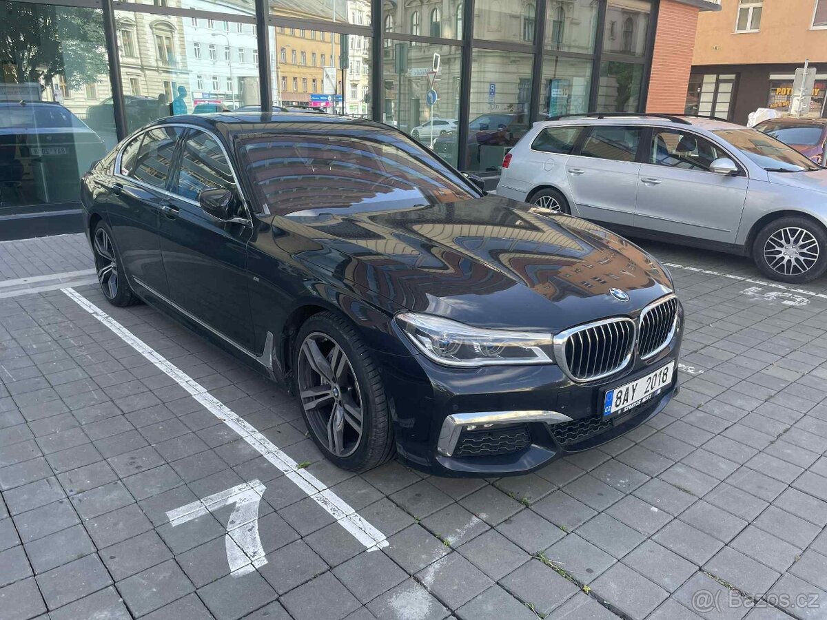 BMW 740d Long Xdrive 4x4 - po velkém servise, serviska. DPH