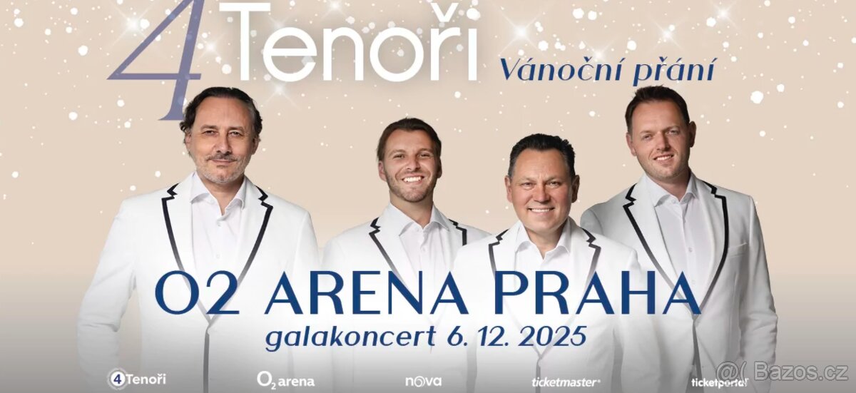 Klubové patro O2 Arény (VIP) - 4 TENOŘI