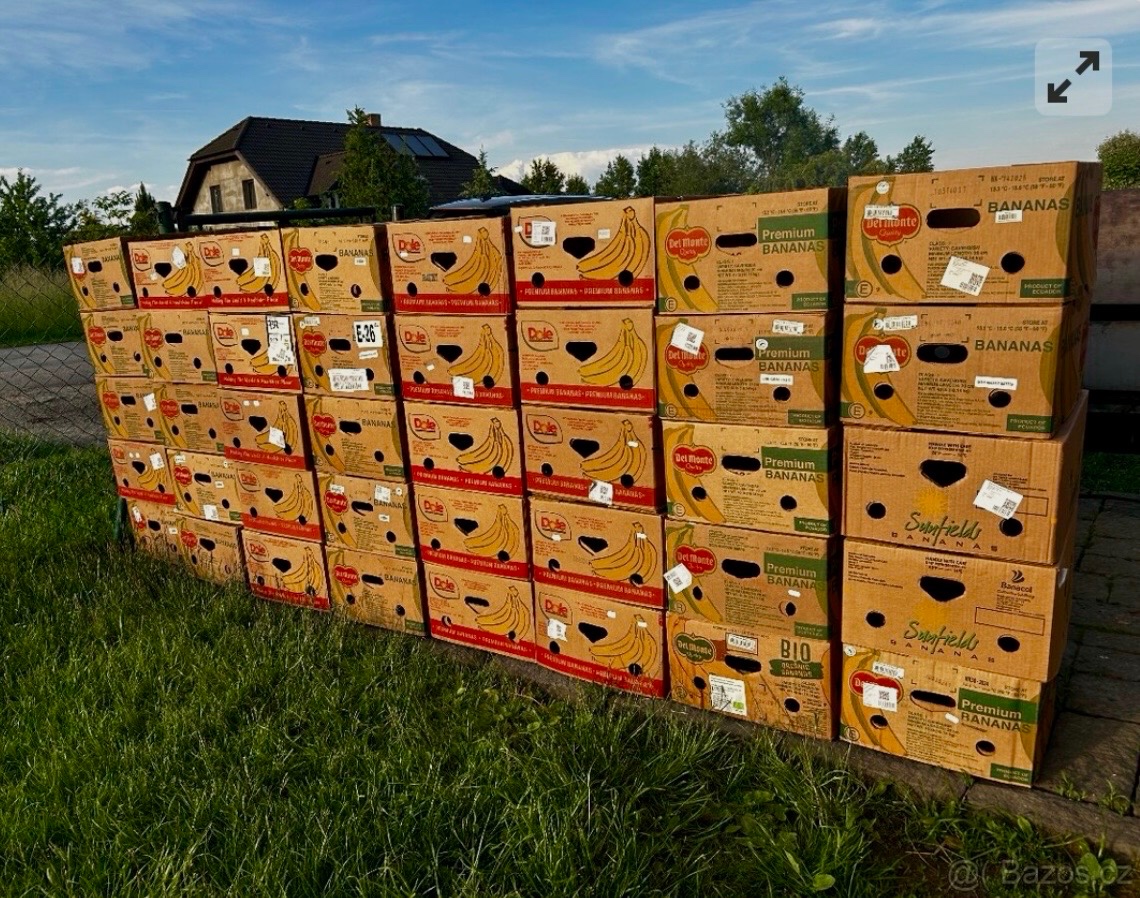 PRODÁM BANÁNOVÉ KRABICE (BANÁNOVKY)