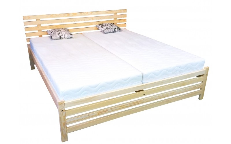 Postel z masivu SKOT 140x200 cm