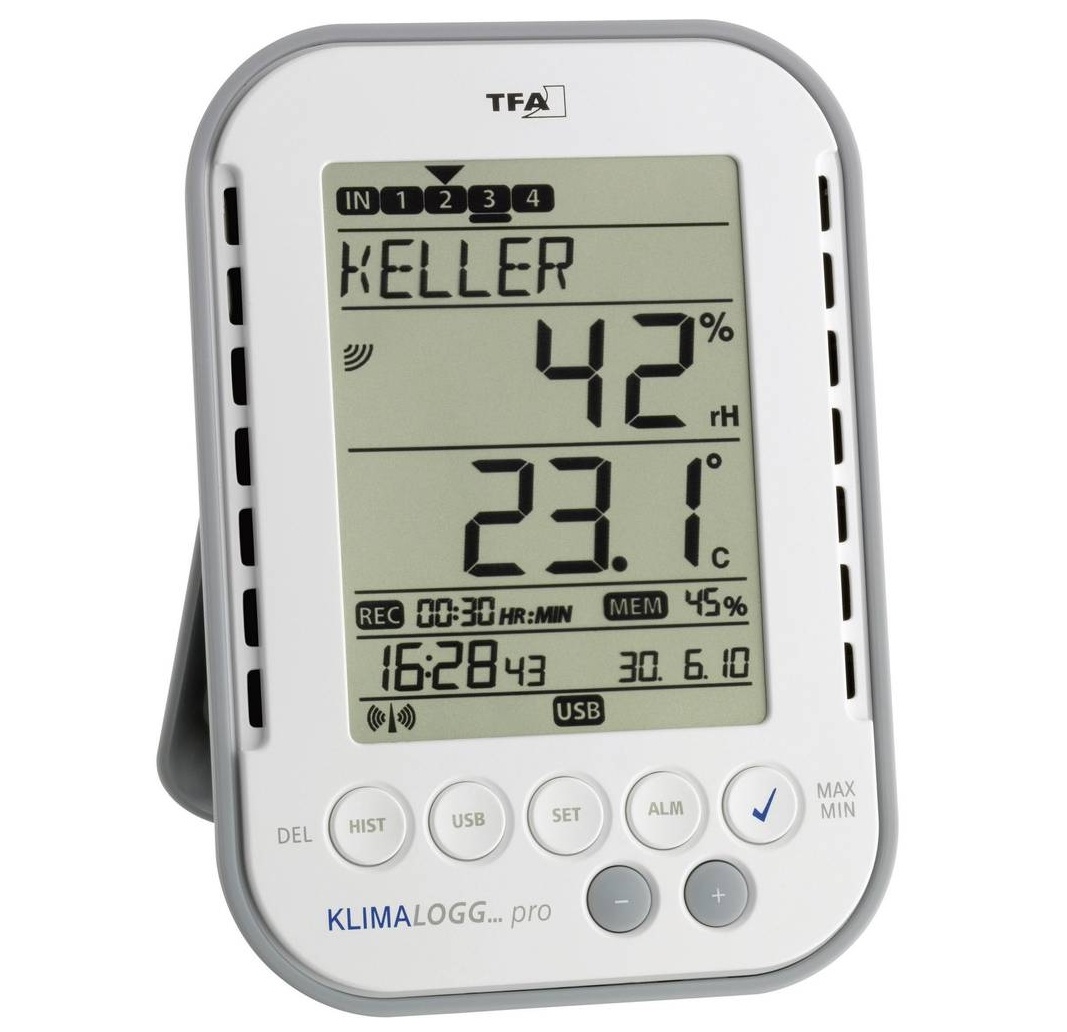 TFA KLIMALOGG PRO Profi termohygrometr se záznamem