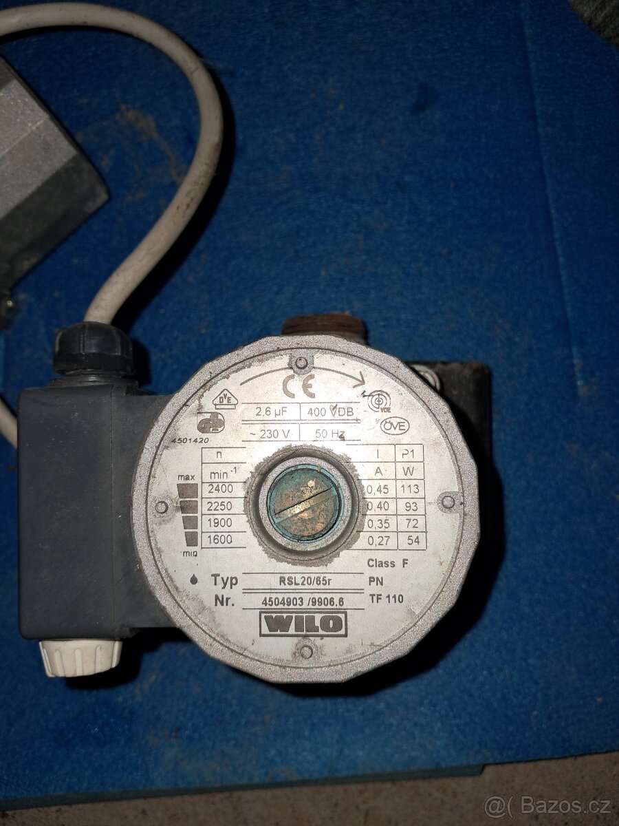 Kotlové čerpadlo WILO RSL20/65