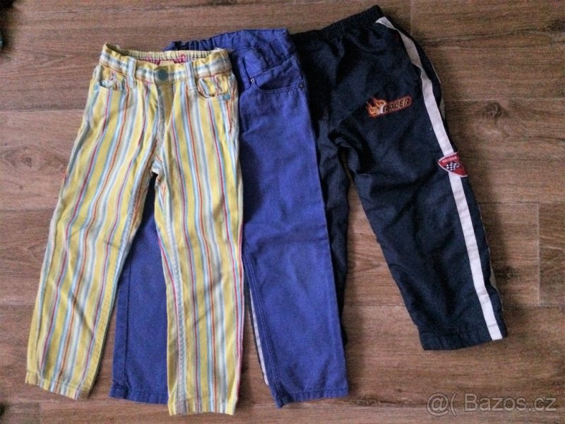 3x dětské kalhoty. Velikost 104 (3-4 roky).