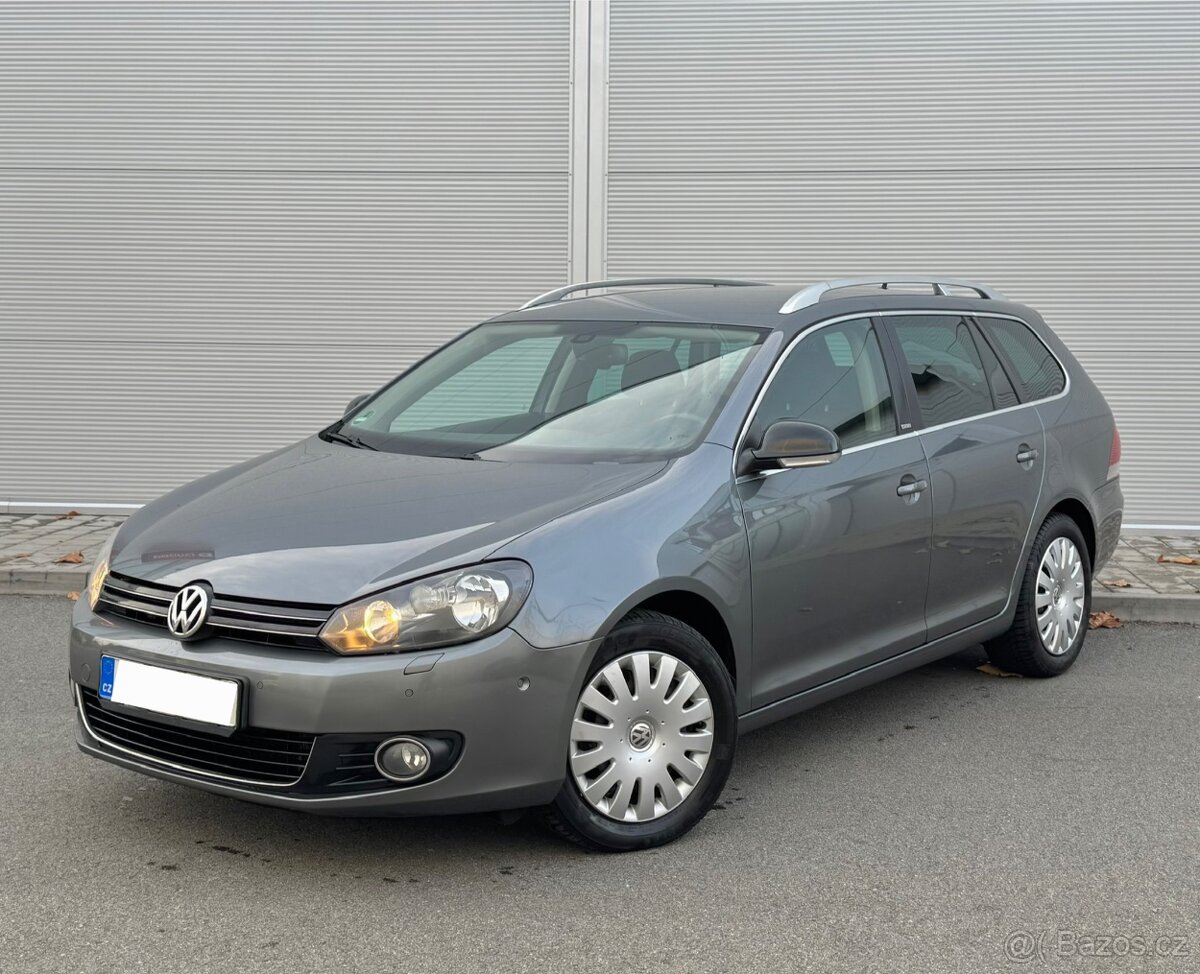 VW Golf VI 1.6TDI 77KW Style,Výhřevy,Senzory,Tažné,Digi AC