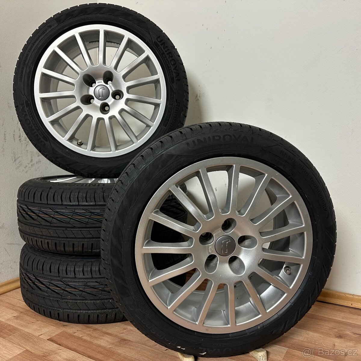 TOYOTA AVENSIS 1 5x100 R17 ET35+LETNÍ 215/50R17 7mm