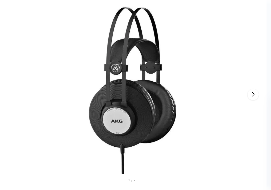 AKG K72 sluchátka v záruce 2 roky Brno