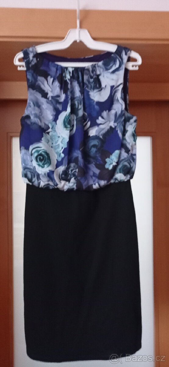 Šaty černé + barevné vel. 36