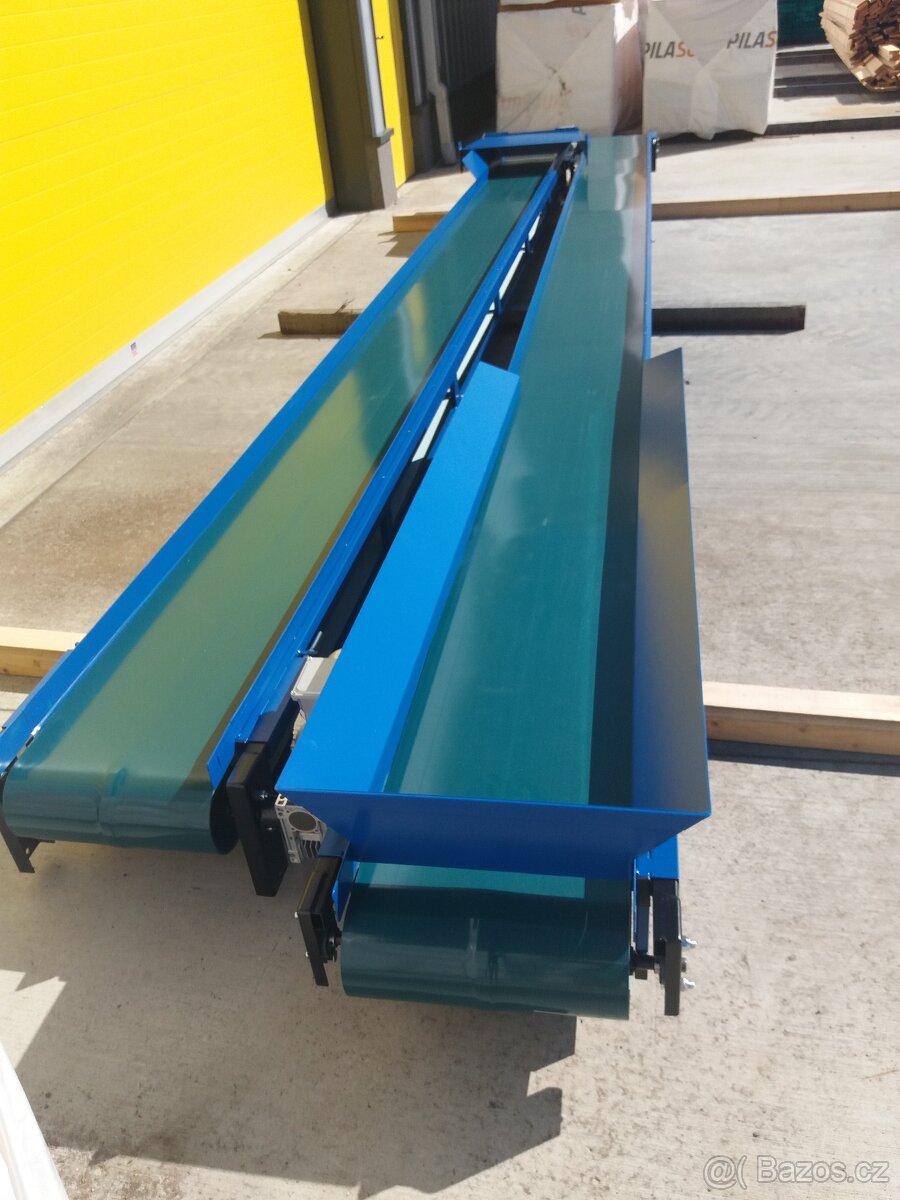 Pásový dopravník - transportér - válečková dráha