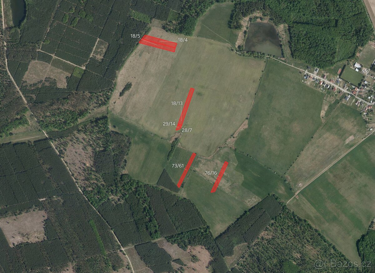 Louka, prodej, Kolesa, Kladruby nad Labem, Pardubice