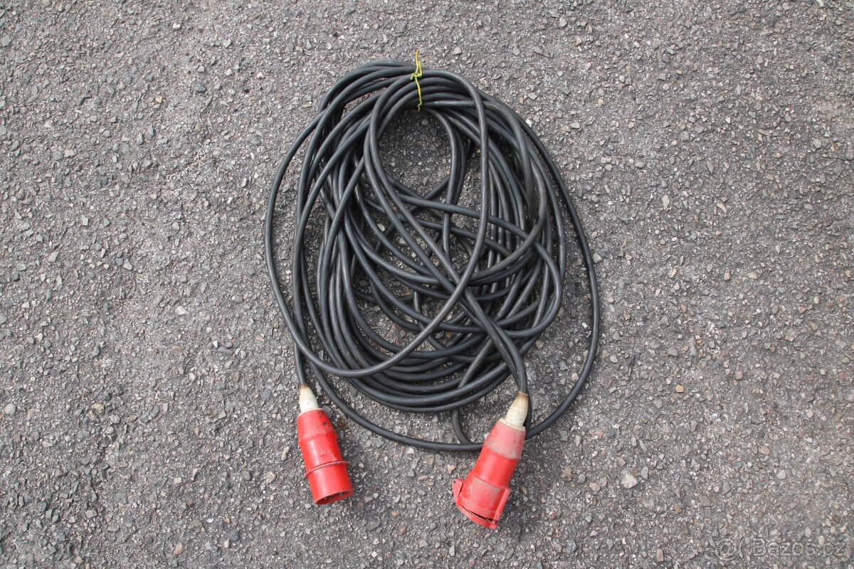 Prodlužovací kabel 380V (400V), 5-žil, 32 A - 30 m