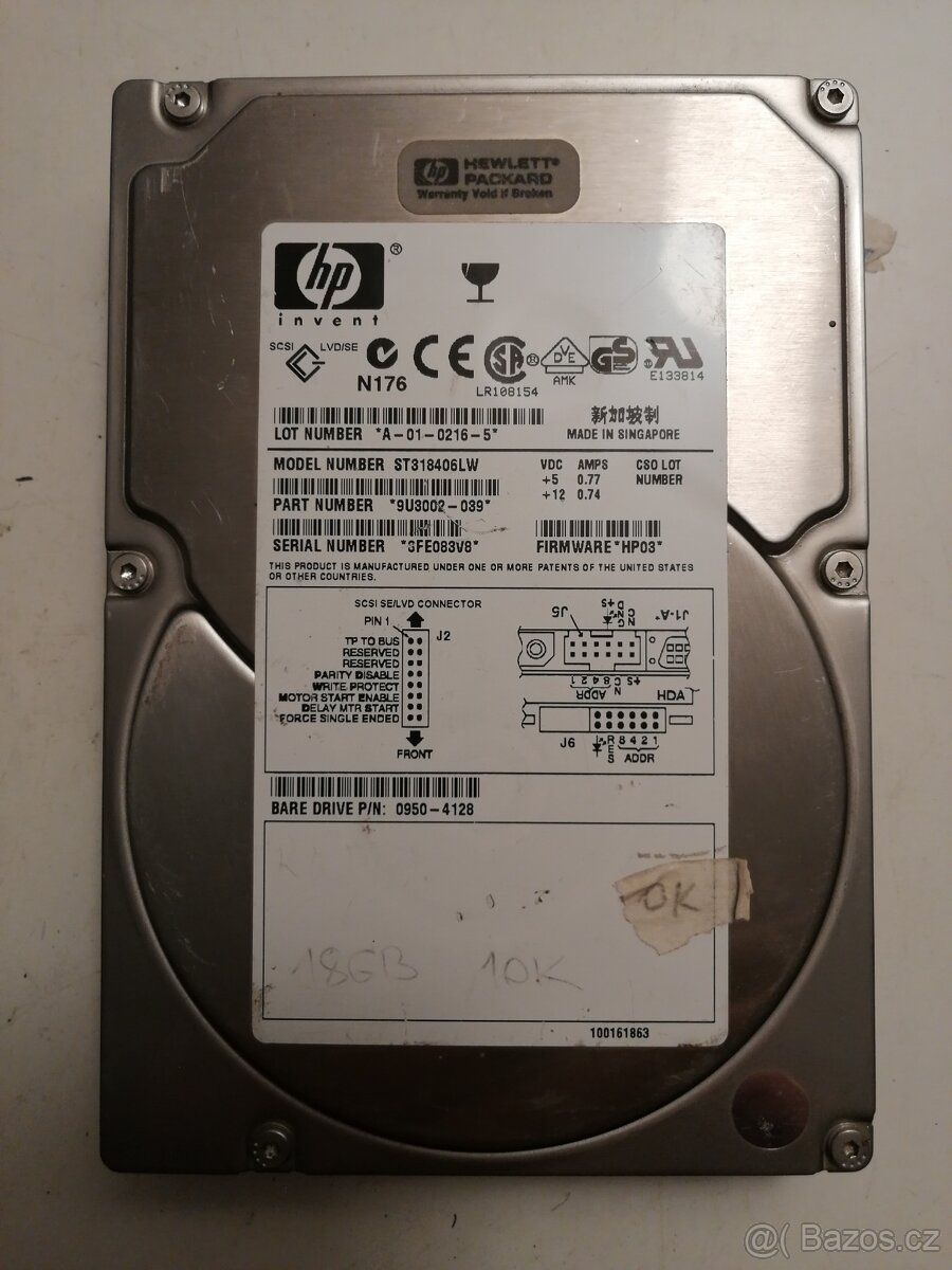 SCSI disk 18GB