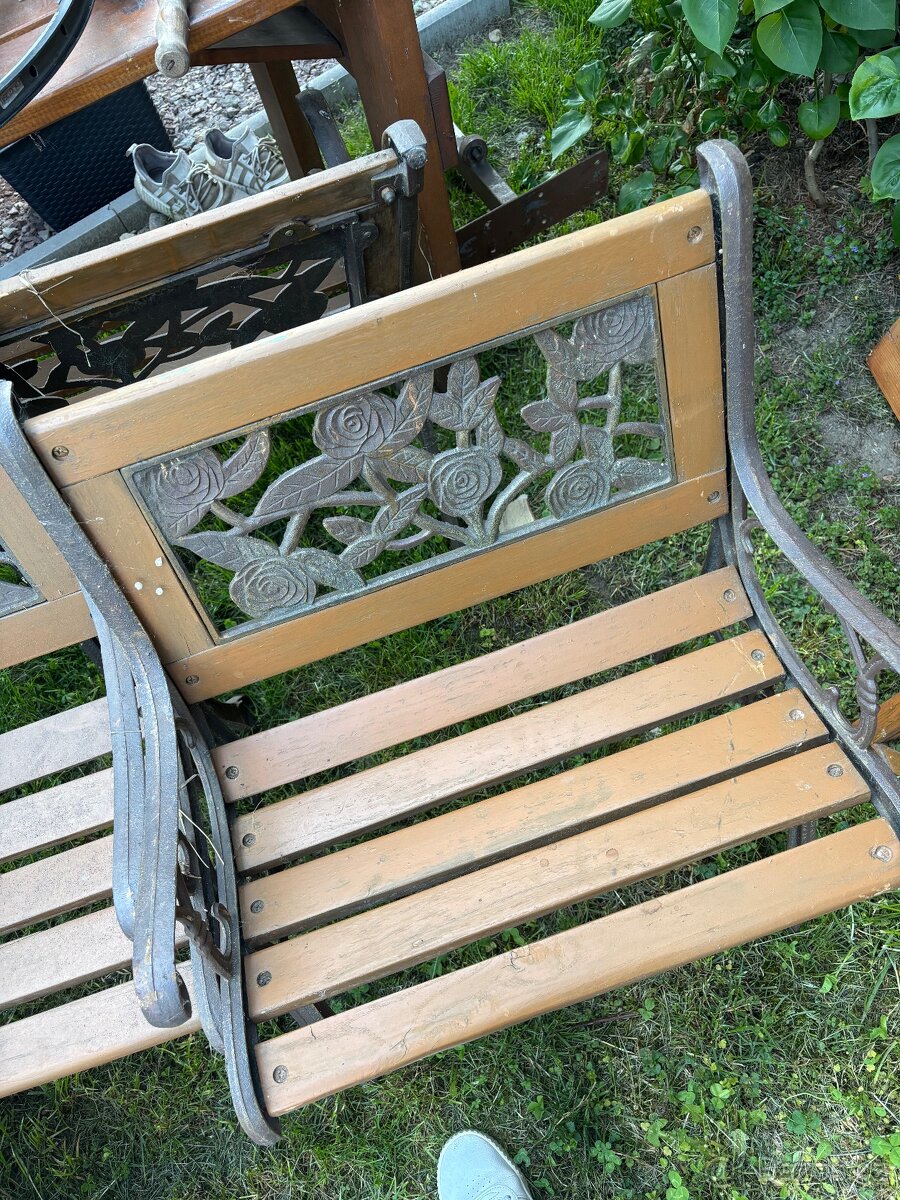 Židle kovové 4ks