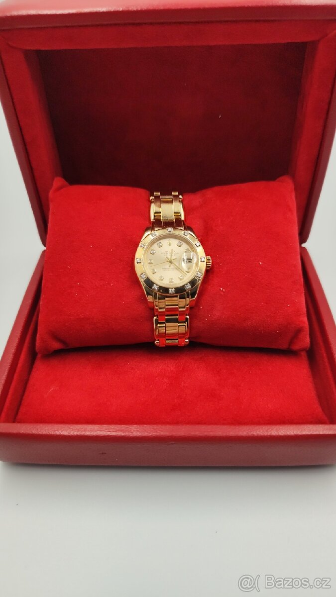 Dámské zlaté hodinky Rolex