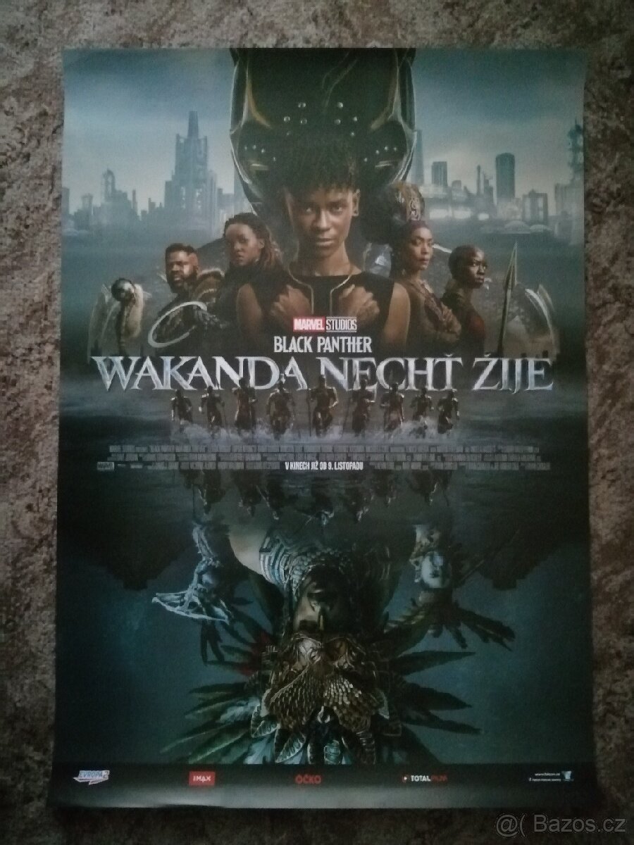 Filmový plakát - Black Panther Wakanda nechť žije