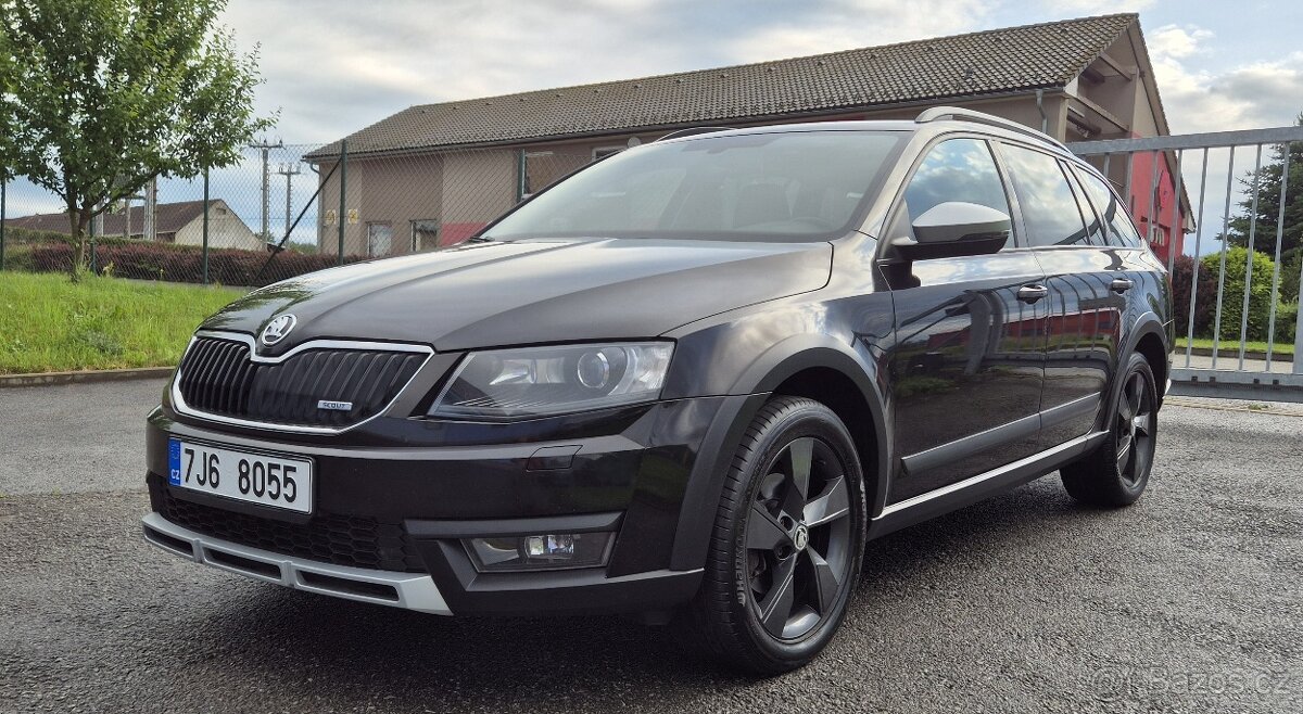 Škoda Octavia 3. Scout 4x4 2.0 TDI 110 KW 2 majitel serv Kni