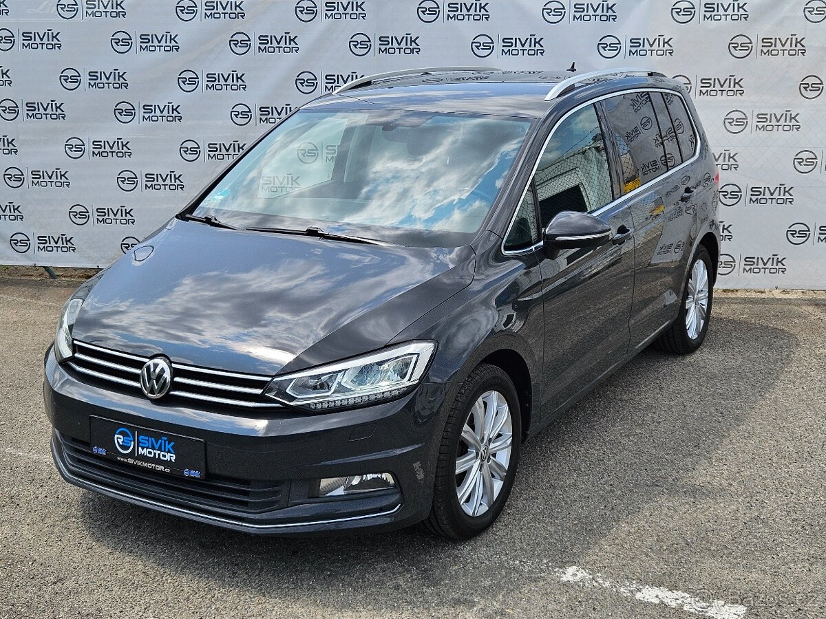 VW Touran HIGHLINE 2.0TDI 140kW DSG LED ALCANTARA TAŽNÉ