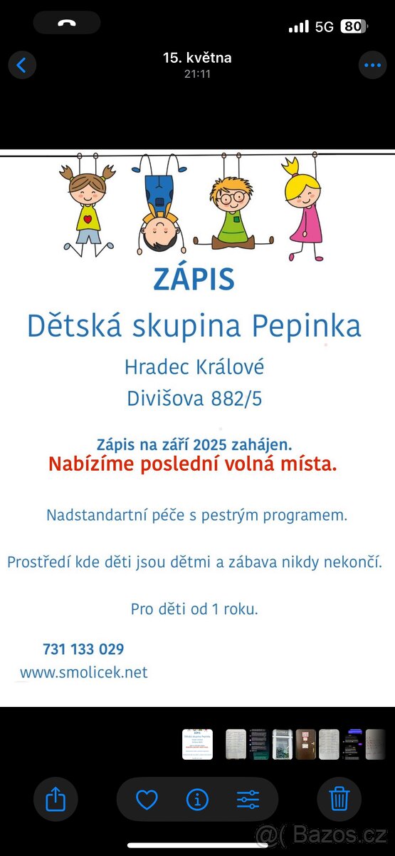 Dětská skupinka Hradec Králové