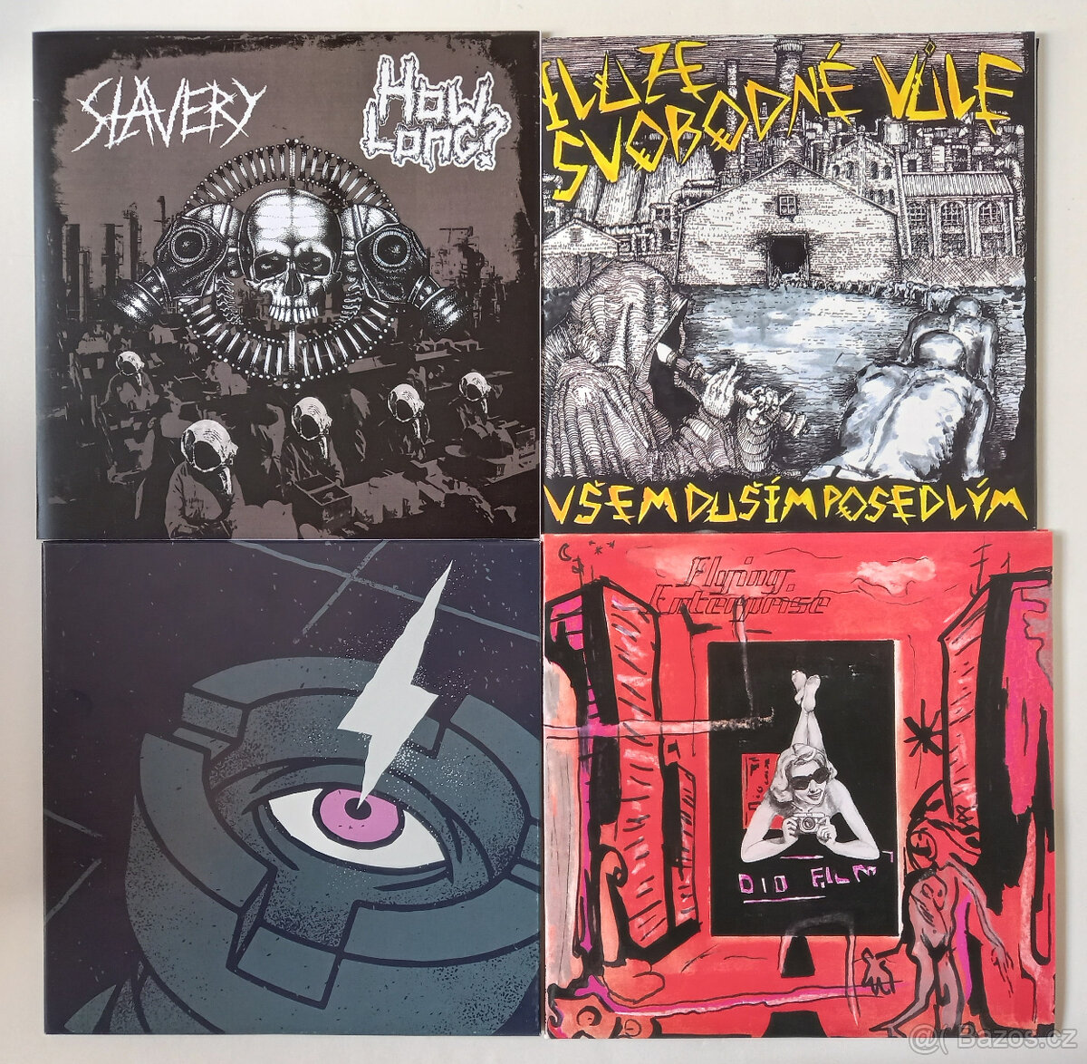Punk, hardcore, crust, metal, grindcore dbea 7"EP desky nové