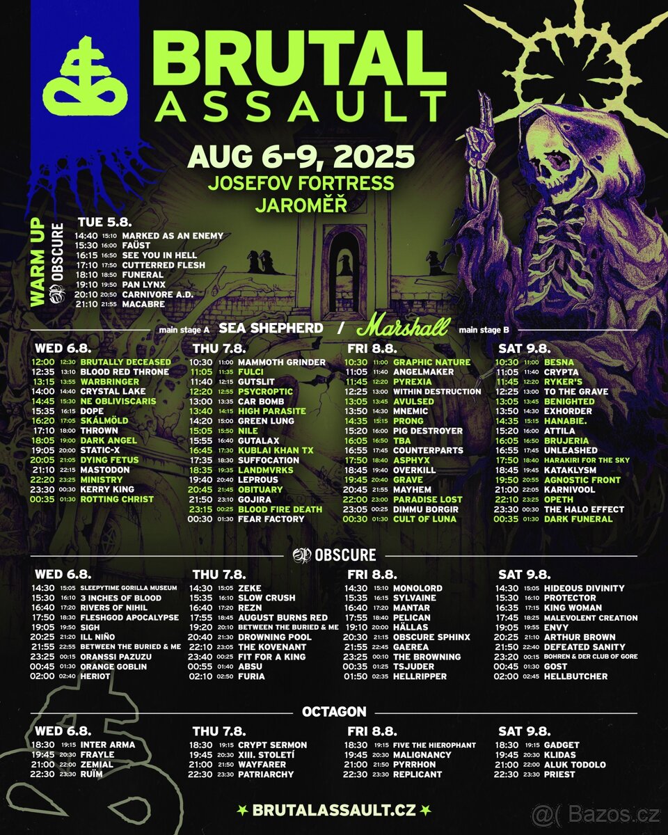 BRUTAL ASSAULT 2025 lístky