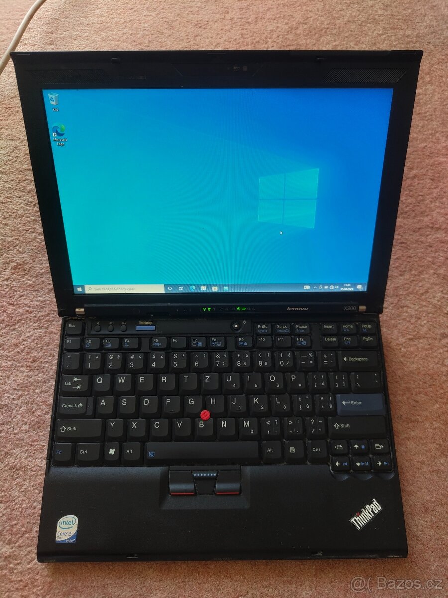Notebook Lenovo thinpad x200