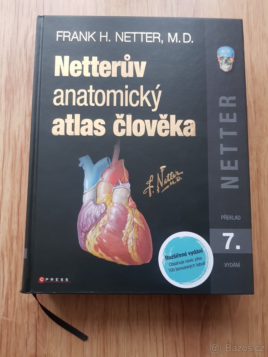 Netterův anatomický anatomický atlas člověka, 7. vydání