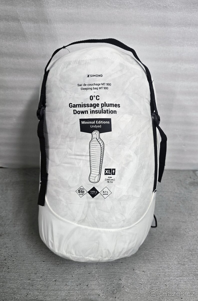 Turistický péřový spací pytel MT 900 0 °C XL