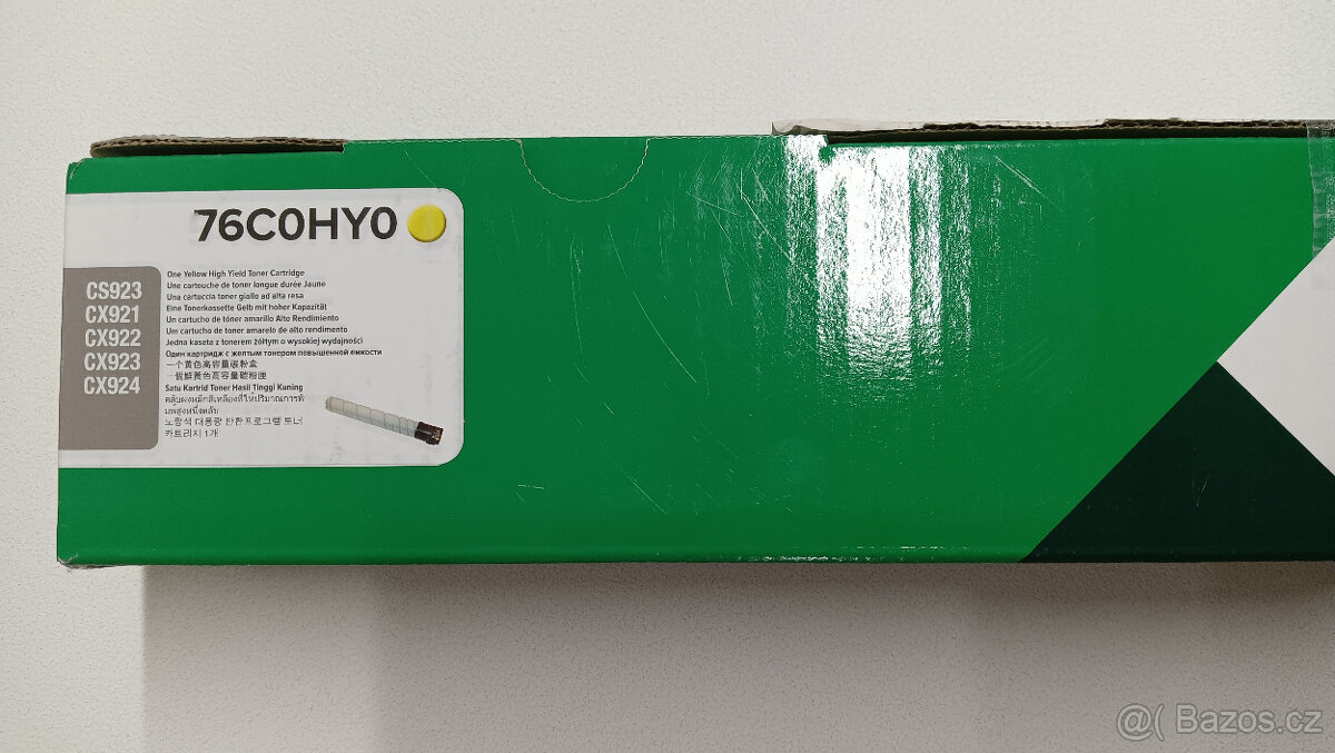 Lexmark 76C0HY0 HC originální toner  - žlutá