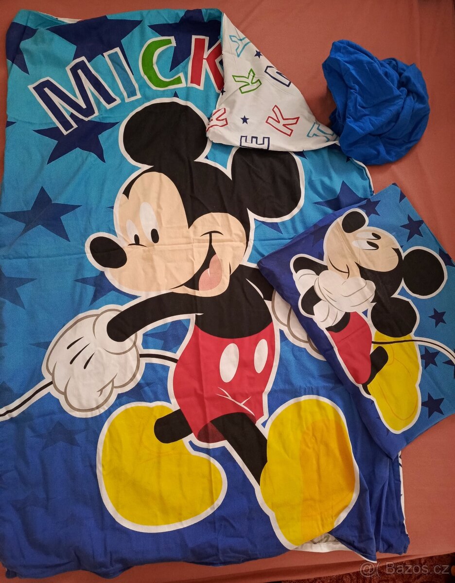 Dětský set - polštářek, peřinka, 3 sady povlečení, zvonkohry
