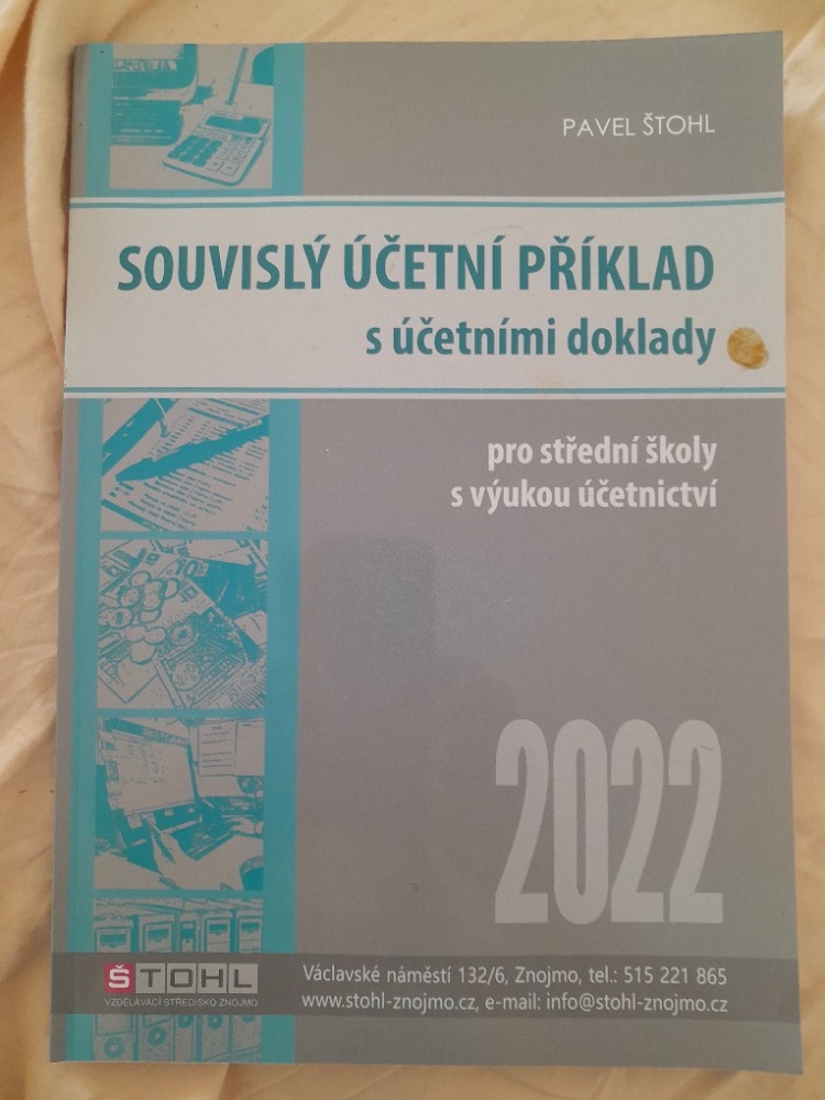 souvislý účetní příklad 2022