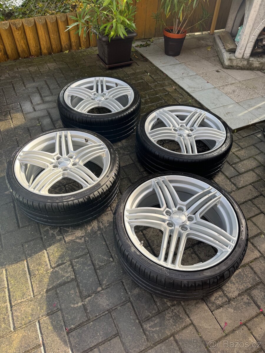 Letní Alu kola Wheelworld – 19” ET20 + pneu (60 % vzorek)
