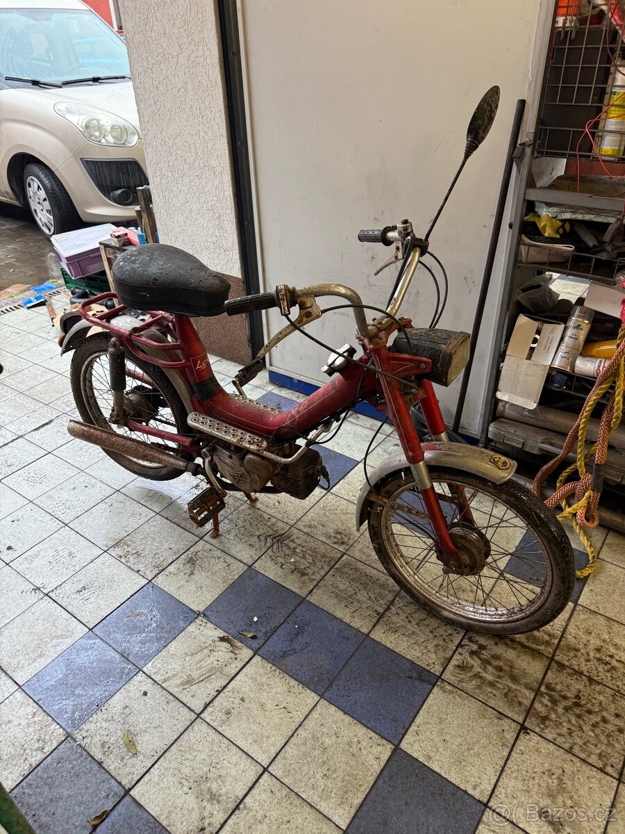 Zajímavý italský moped 50cc - F. moto Morini trubkový