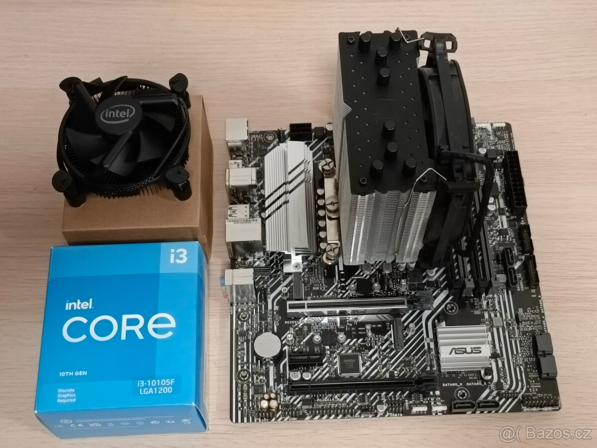 Asus B560M-A + Intel i3-10105F