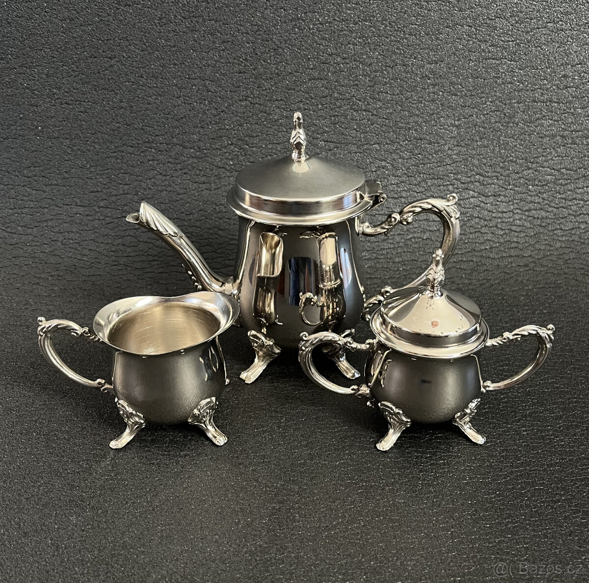 Alpakový retro servis, barokní styl