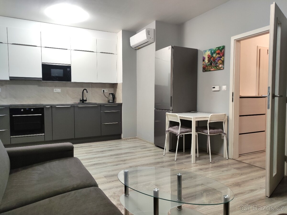 Nadstandardní zařízený byt 1+kk s balkonem v centru Brna