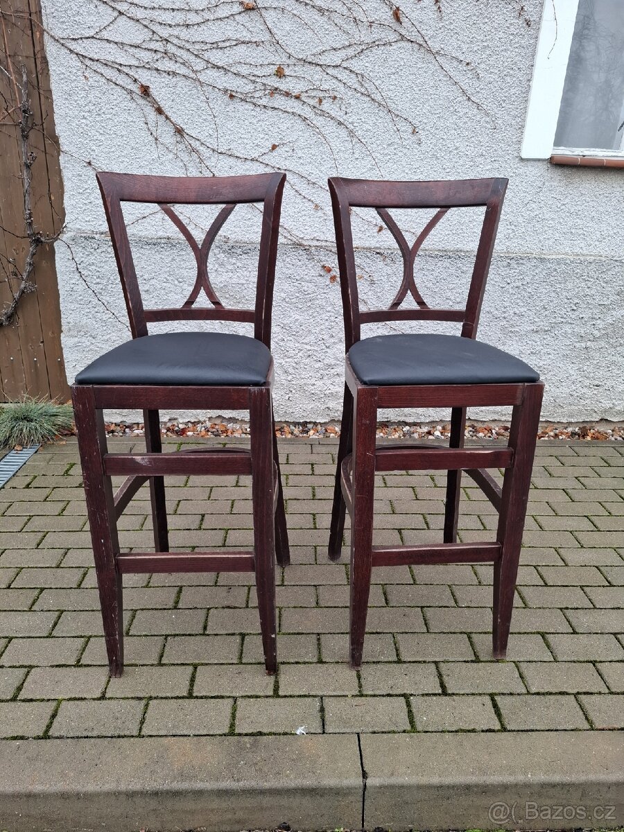 2x barové židle