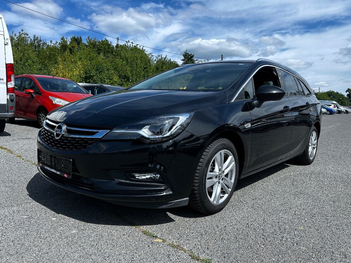 Opel Astra K kombi 2019, černá, 103.407 km