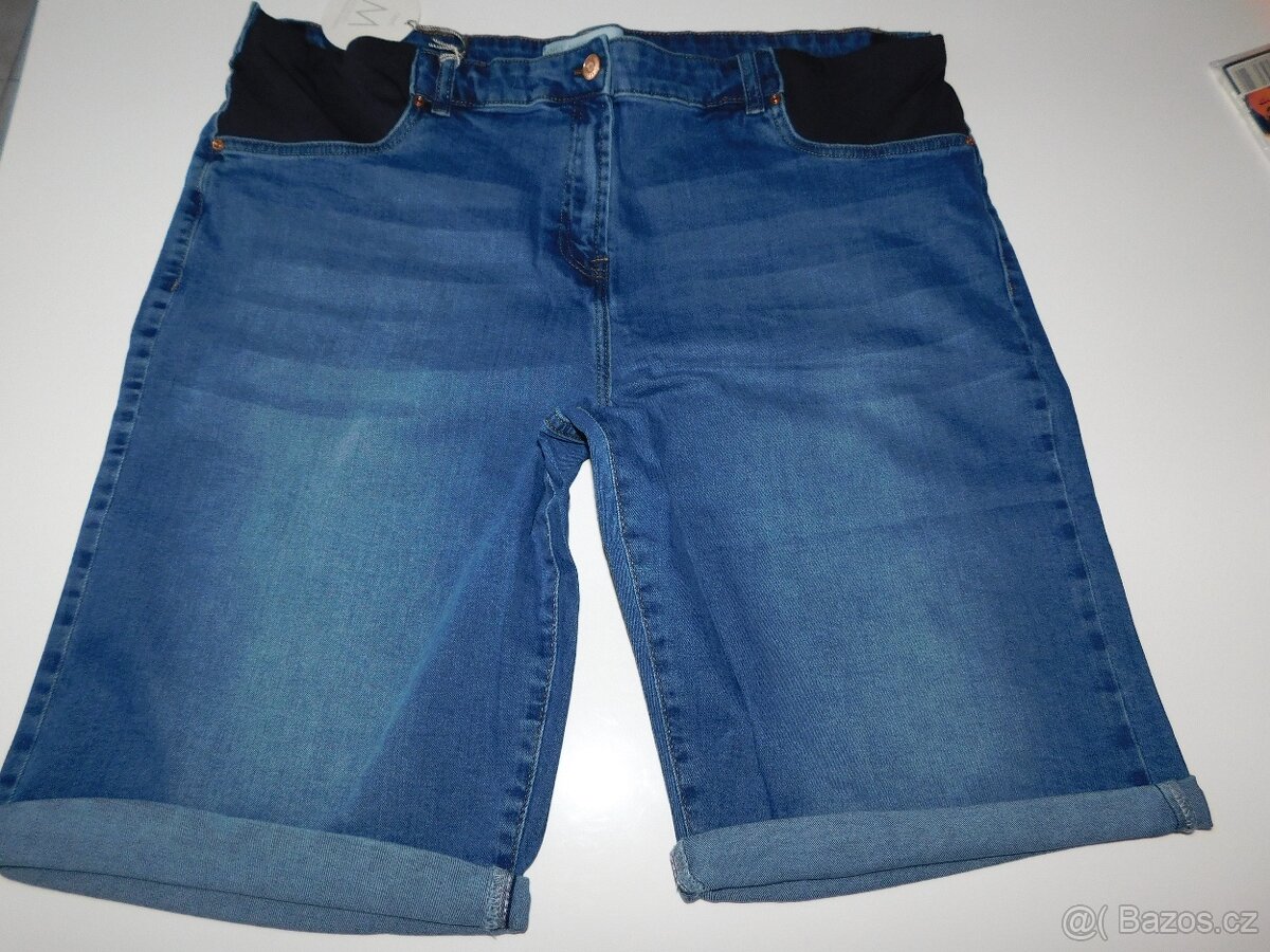 Dámské elastické džínové kraťasy-Nové-Next-vel.48