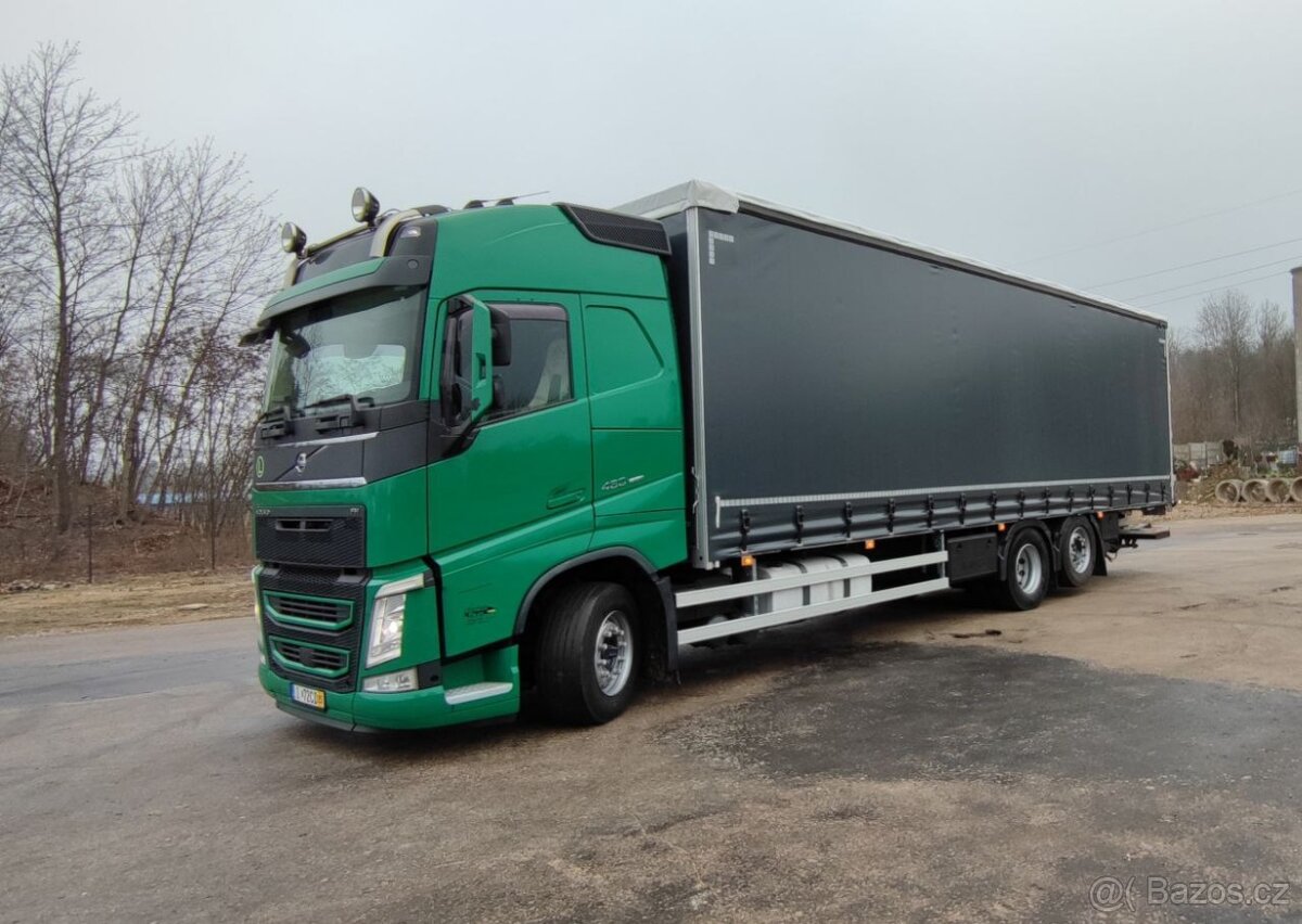 VOLVO FH 460,VALNÍK S PLACHTOU 24-PALETOVÝ,HYDR. ČELO
