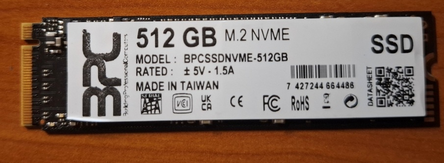 512 GB M.2 BPCSSDNVME-512GB