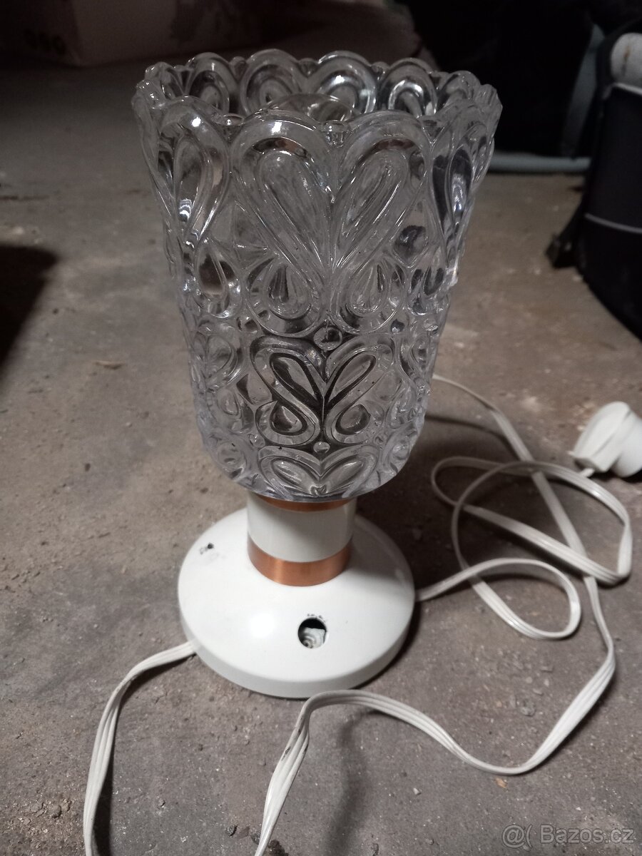 broušená lampa
